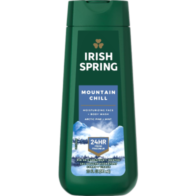 Irish Spring Mountain Chill Moisturizing Face and Body Wash – 591ml image