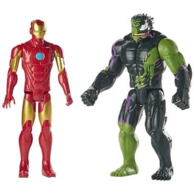 Iron Man Vs. Venomized Hulk Action Figure - Iron Man vs Venomized Hulk Series image