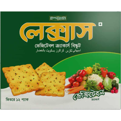 Ispahani Lexus Vegetable Crackers Biscuit 180 gm image