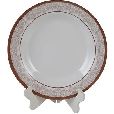 Italiano 10 Inches Coup Plate - Golden Leaf image