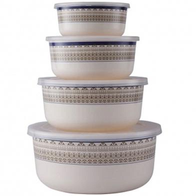 Italiano 4 Pcs Curry Bowl Set - Violet image