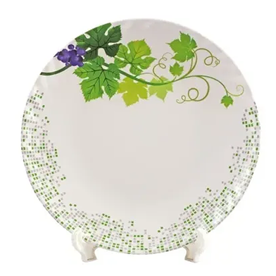 Italiano Crazy Plate 8 inches Snowdrop image