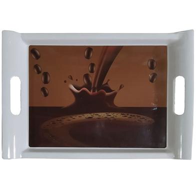 Italiano RTG Handle Tray 16 Inches - Coffee Splash image