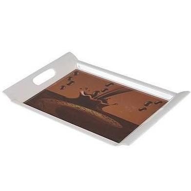 Italiano RTG Handle Tray 18 Inches - Coffee Splash image