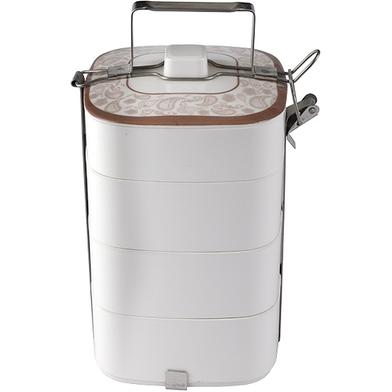 Italiano Square Tiffin Carrier 4 Bati image