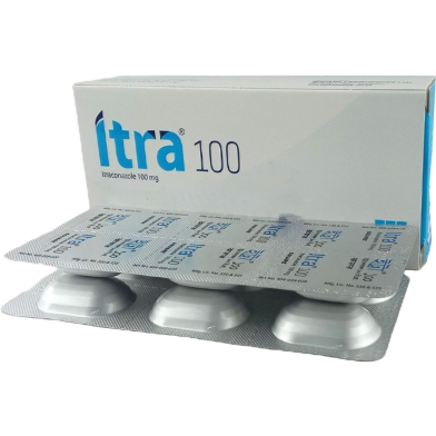Itra 100 mg Capsule 10's Strip image