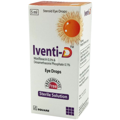 Iventi-D 0.5 Percent, 0.1 Percent Ophthalmic Solution 5 ml Drop image