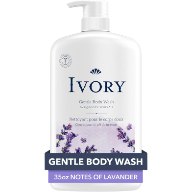 Ivory Notes of Lavender Gentle Body Wash - 1.03L image