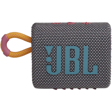 JBL Go 3 Portable Waterproof Bluetooth Speaker - Grey image
