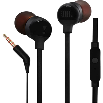 JBL Tune 110 In-Ear Headphones - Black image
