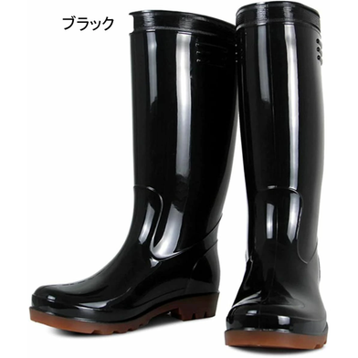 JCD Waterproof Gum Boot Black Color Slide 4