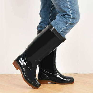 JCD Waterproof Gum Boot Black Color Slide 2