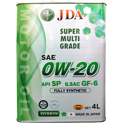 JDA 0W-20 Full Synthetic Engine Oil 4L image