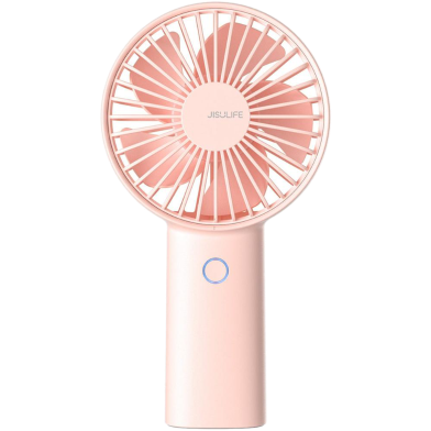 JISULIFE F2B Handheld Portable 4000mAh Rechargeable Fan - Pink image