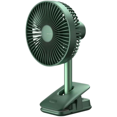 JISULIFE FA13R Clip Fan Auto-Oscillating Clip-on Fan 8000mAh-Green image
