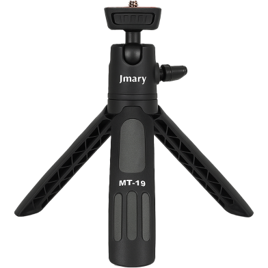 JMARY Phone Tripod MT-19, 360 degree Rotation Phone Holder Portable Live Photo Tripod for Vlogging/Live Streaming image