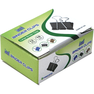 JML 19 mm Binder Clips Black image