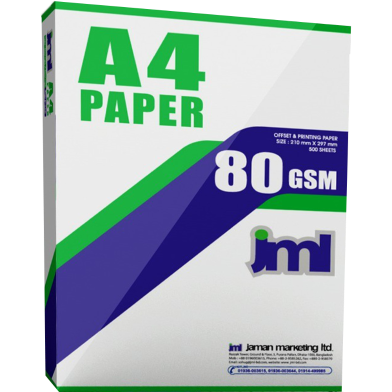 JML A4 Paper (80 GSM) 500 Sheets image