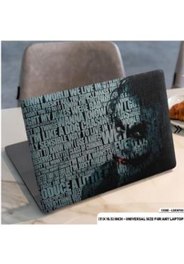 DDecorator JOKER Caligraphy Laptop Sticker image