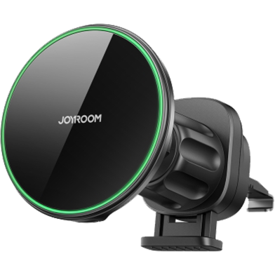 JOYROOM JR-ZS412 Magnetic Wireless Car Charger Holder-Black image
