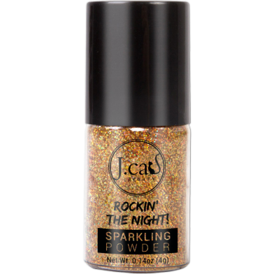 J. Cat Rockin The Night Sparkling Powder SP204 Gold Road image