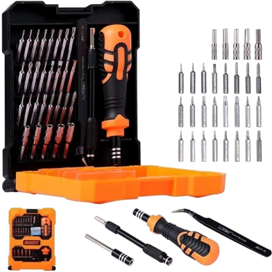 Jakemy JM-8160 33-in-1 Precision Screwdriver Set with Flexible Shaft, Anti-Slip Handle image