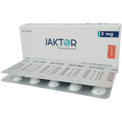 Jaktor 5mg Tablet 10's Strip image