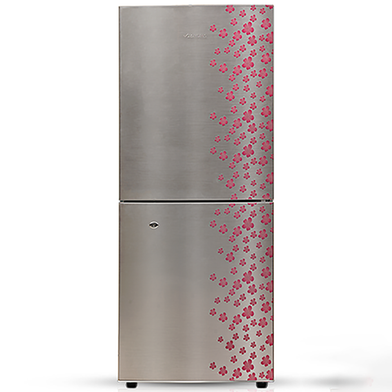 Jamuna JE-232L Refrigerator Glossy Shining Gray Silver Flower image