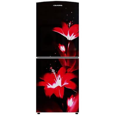 Jamuna JE-XXB-US52B8JF QD Glass Refrigerator Red Rosa Sinensis image