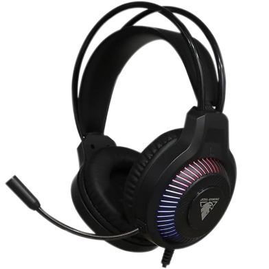 Jedel GH558 Ear Gaming Headphone With Noise Cancelling Microphone and LED Lights Featuring image