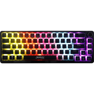 Jedel KL150 61 Key Rainbow Lighting Mechanical Keyboard image