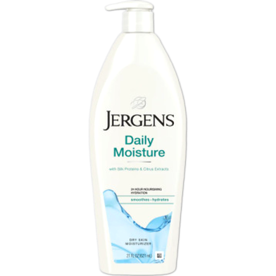 Jergens Daily Moisture 24H Nourishing Hydration Moisturizer Lotion for Dry Skin 621ml image