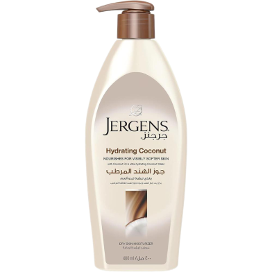 Jergens Hydrating Coconut Moisturizer Body Lotion Pump 400 ml image
