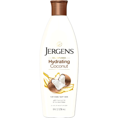Jergens Oil-Infused Hydrating Coconut Moisturizer 236ml image