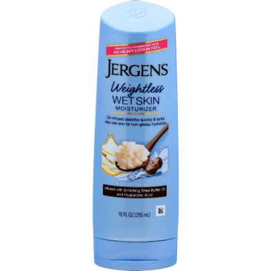 Jergens Weightless Wet Skin Moisturizer Argan Oil 295ml image
