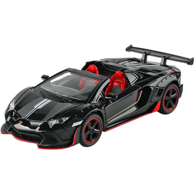 Jiaye 1:32 Lamborghini LP700 Convertible Diecasts Alloy Car Super Luxurious Racing Simulation Toy Vehicles Metal Car Model Car with Sound Light Toys For Gift image