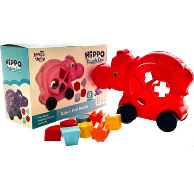 Jim and Jolly Puzzle Car Red image