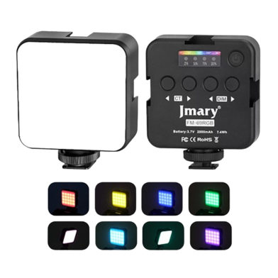 Jmary FM-69 RGB Rechargeable Mini RGB LED Fill Light image