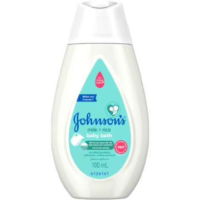 Johnson Milk And Rice Hair And Baby Body Bath 200 ml image