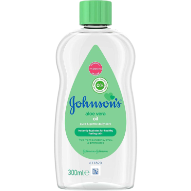 Johnson's Aloe Vera Baby Oil 300 ml image