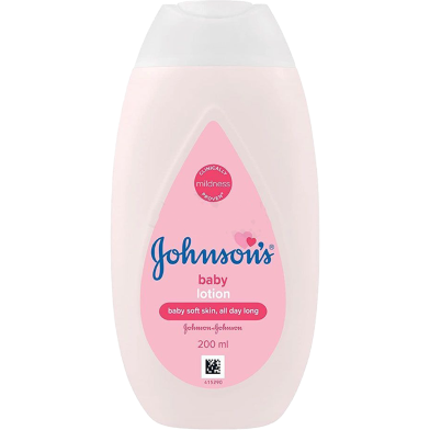 Johnson's Baby Lotion 200 ml For Baby Soft Skin All Day Long image