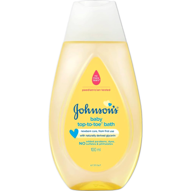 Johnsons Top To Toe Hair And Body Baby Bath 100ml image