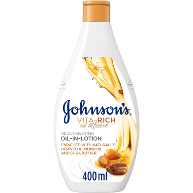 Johnson's Vita-Rich Oil Infusion Rejuvenating Oil-In-Lotion 400 ml -3574661656779 image