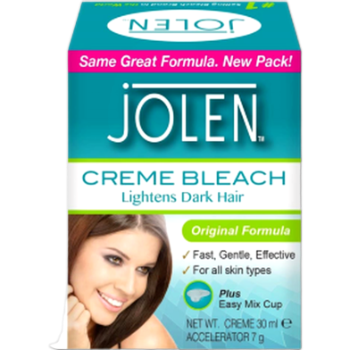 Jolen Creme Bleach Lightens Dark Hair Original Formula 30ml image