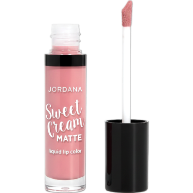Jordana Sweet Cream Matte Liquid Lip Color 01 Creme Brulee image