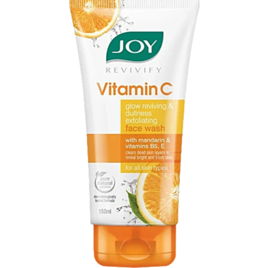 Joy Glow Reviving and Dullness Exfoliating Vitamin C Face Wash 150ml image