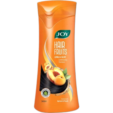 Joy Hair Fruits Long and Silky 2 in 1 Conditioning Shampoo with Apricot image