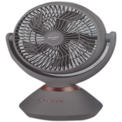 Joy Super JY-2571 Professional 6 Battery Rechargeable Portable Table Fan image