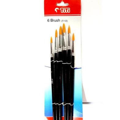 TiTi Painting Brush (1-6) - 6 pcs image