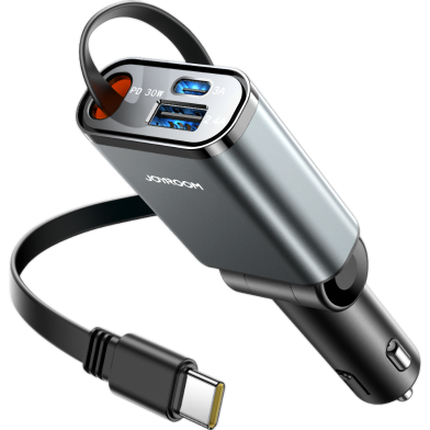 Joyroom JR-CCL07 3-in-1 Retractable Car Charger image